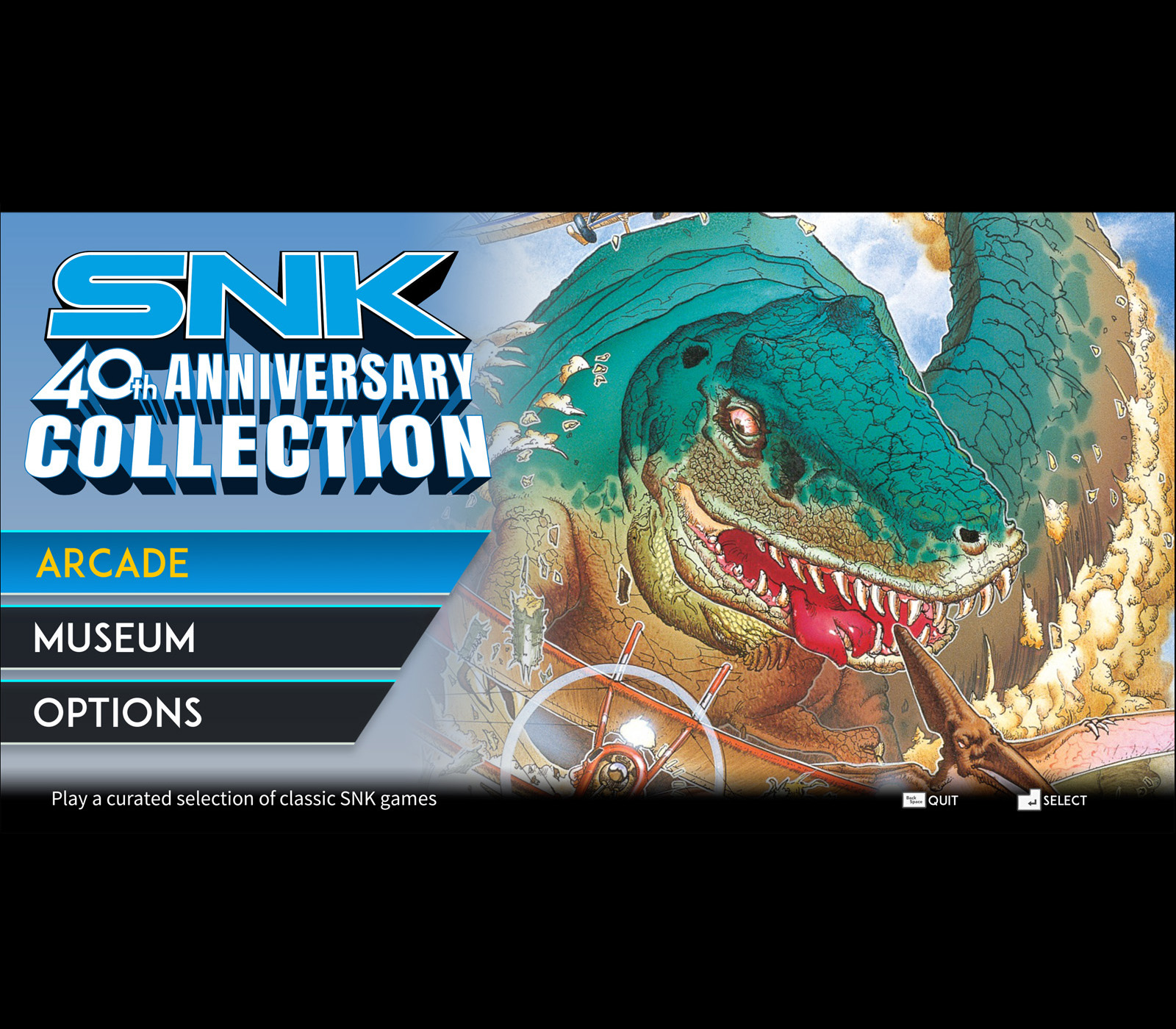 UI and logo design for SNK's 40th Anniversary Collection